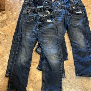 5 pair Oshkosh 7 Husky jeans